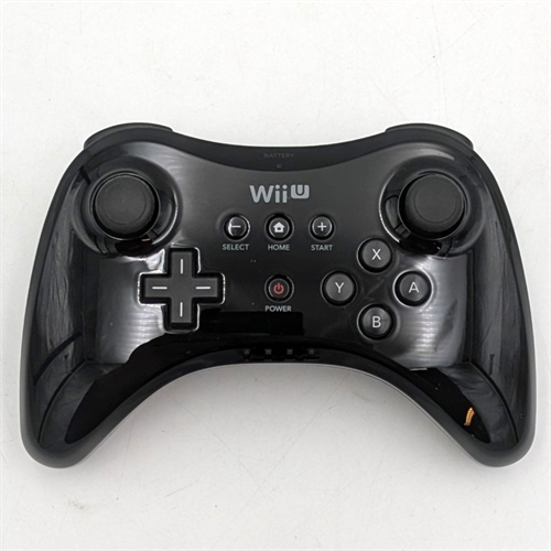 Wii U Pro Controller - Sort - Nintendo Wii U Tilbehør (B Grade) (Genbrug)